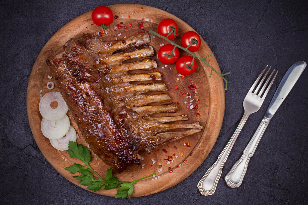 Maranoa Lamb Rack with the Ultimate Sweet Herb Glaze – Maranoa Beef