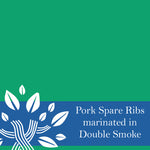 Pork Spare Ribs marinated in double smoke - $18.99/kg